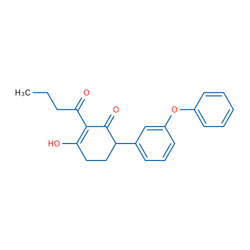 2-Butanoyl-3-hydroxy-6-(3-phenoxyphenyl)cyclohex-2-en-1-one 1g