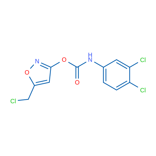 5-(Chloromethyl)-1,2-oxazol-3-yl N-(3,4-dichlorophenyl)carbamate 1g