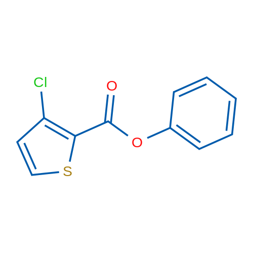 Phenyl 3-chlorothiophene-2-carboxylate 1g