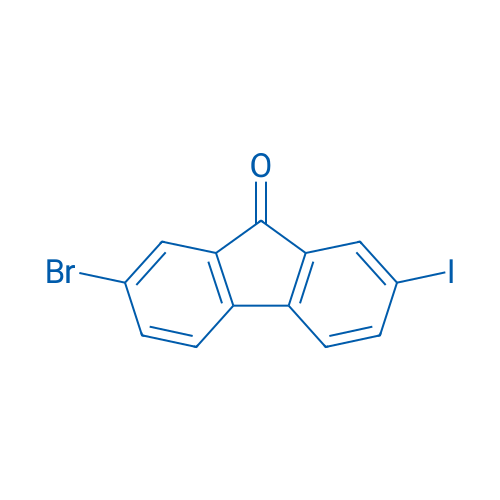 2-Bromo-7-iodo-9H-fluoren-9-one 25g