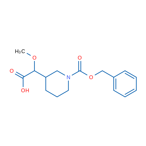 2-(1-((Benzyloxy)carbonyl)piperidin-3-yl)-2-methoxyacetic acid 1g