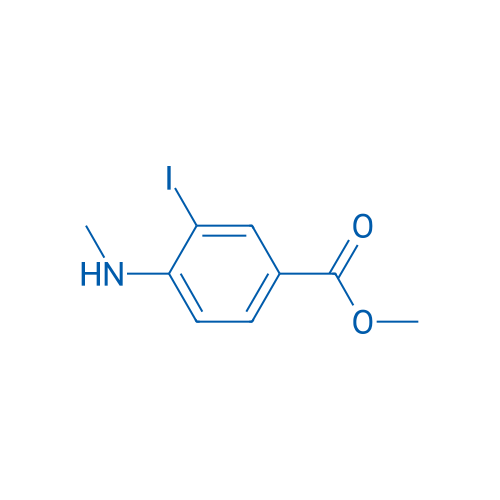 Methyl 3-iodo-4-(methylamino)benzoate 1g