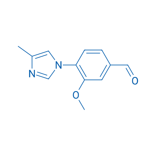 3-Methoxy-4-(4-methyl-1H-imidazol-1-yl)benzaldehyde 250mg