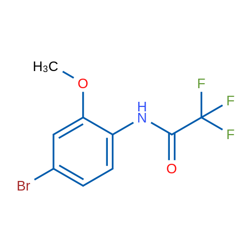 N-(4-Bromo-2-methoxyphenyl)-2,2,2-trifluoroacetamide 1g