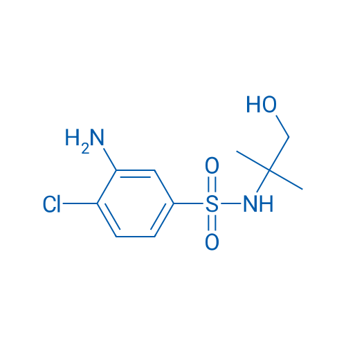 3-Amino-4-chloro-N-(1-hydroxy-2-methylpropan-2-yl)benzenesulfonamide 1g