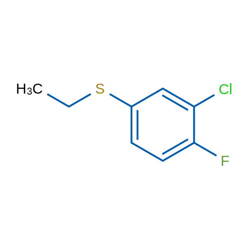 (3-Chloro-4-fluorophenyl)(ethyl)sulfane 5g
