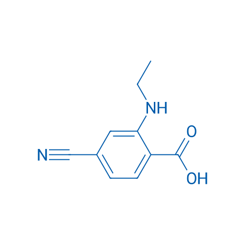 4-Cyano-2-(ethylamino)benzoic acid 1g