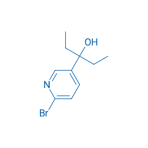 3-(6-Bromopyridin-3-yl)pentan-3-ol 250mg