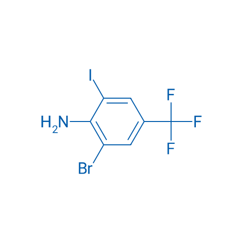 2-Bromo-6-iodo-4-(trifluoromethyl)aniline 5g