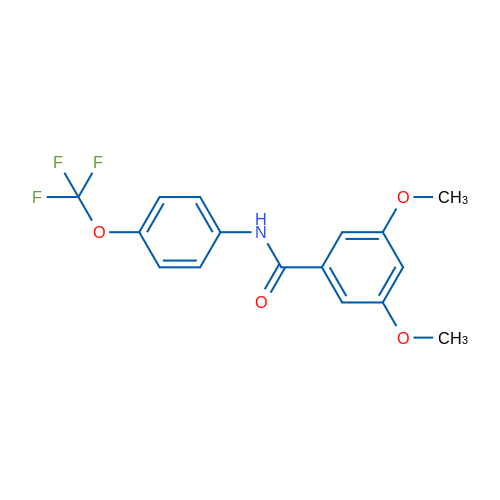 3,5-Dimethoxy-N-(4-(trifluoromethoxy)phenyl)benzamide 1g