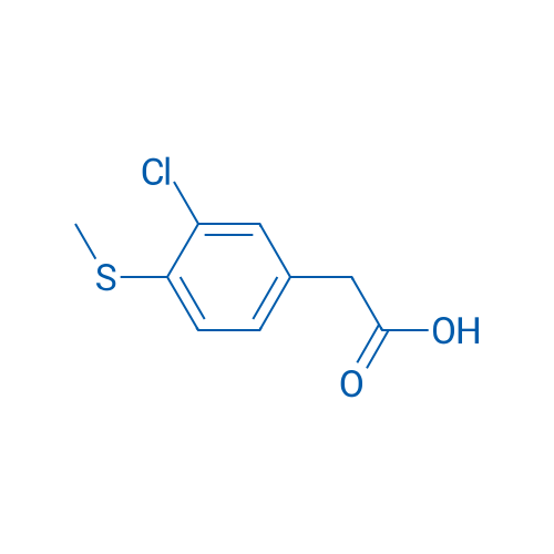 2-(3-Chloro-4-(methylthio)phenyl)acetic acid 250mg