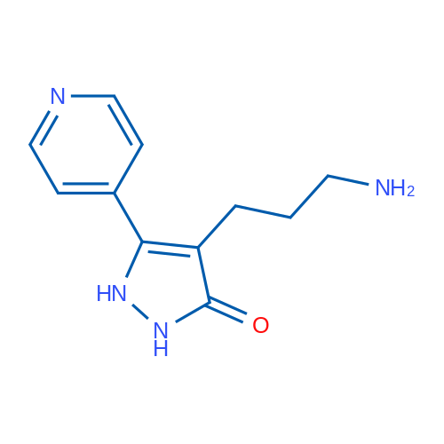 4-(3-Aminopropyl)-5-(4-pyridinyl)-1,2-dihydro-3h-pyrazol-3-one 1g