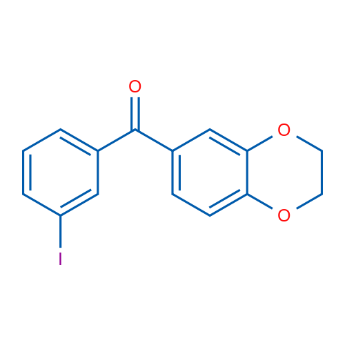 3,4-(Ethylenedioxy)-3'-iodobenzophenone 1g