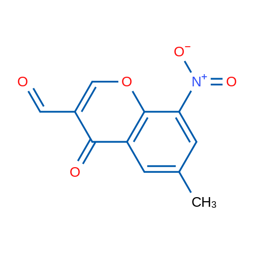 6-Methyl-8-nitro-4-oxo-4H-chromene-3-carbaldehyde 1g