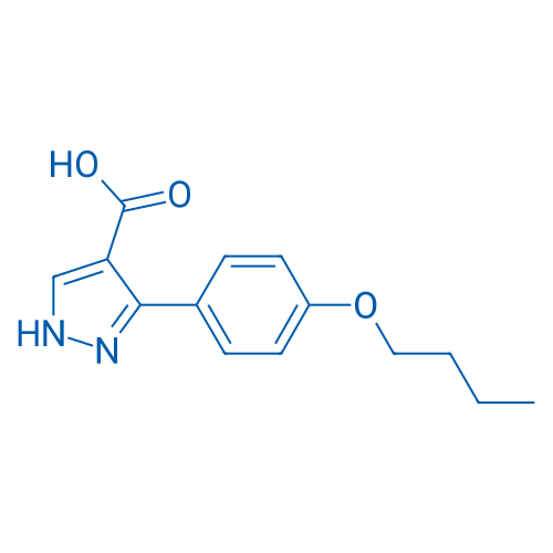 3-(4-Butoxyphenyl)-1H-pyrazole-4-carboxylic acid 1g