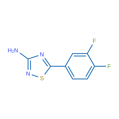 5-(3,4-Difluorophenyl)-1,2,4-thiadiazol-3-amine 1g