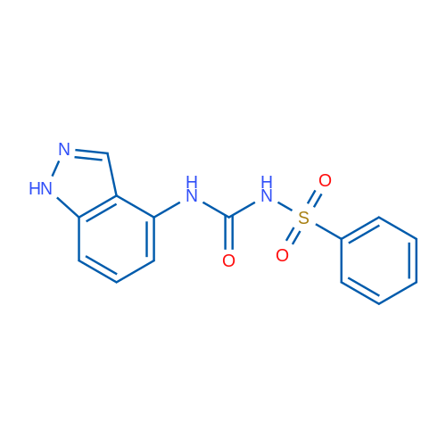 1-(Benzenesulfonyl)-3-(1H-indazol-4-yl)urea 1g