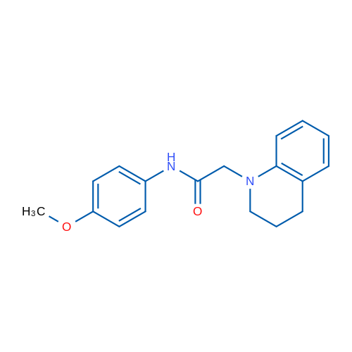 N-(4-Methoxyphenyl)-2-(1,2,3,4-tetrahydroquinolin-1-yl)acetamide 1g