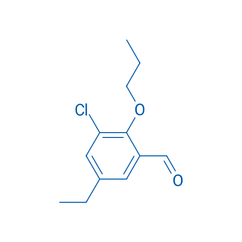 3-Chloro-5-ethyl-2-propoxybenzaldehyde 1g