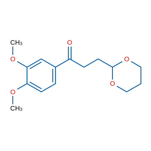 3',4'-Dimethoxy-3-(1,3-dioxan-2-yl)propiophenone 1g