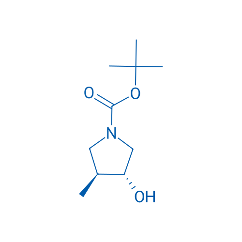(3R,4S)-rel-tert-Butyl 3-hydroxy-4-methylpyrrolidine-1-carboxylate 1g