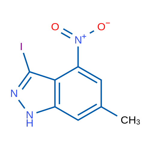 3-Iodo-6-methyl-4-nitro-1H-indazole 1g