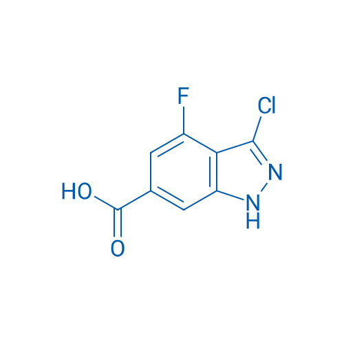 3-Chloro-4-fluoro-1H-indazole-6-carboxylic acid 100mg