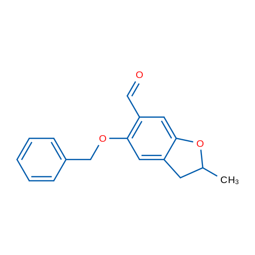 5-(Benzyloxy)-2-methyl-2,3-dihydro-1-benzofuran-6-carbaldehyde 5g