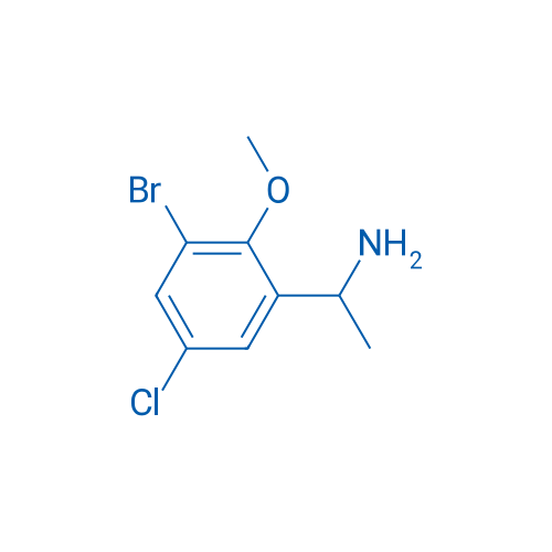 1-(3-Bromo-5-chloro-2-methoxyphenyl)ethan-1-amine 5g