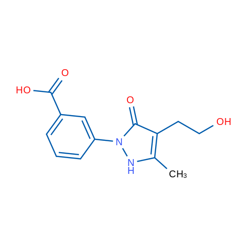 3-(4-(2-Hydroxyethyl)-3-methyl-5-oxo-2,5-dihydro-1H-pyrazol-1-yl)benzoic acid 1g
