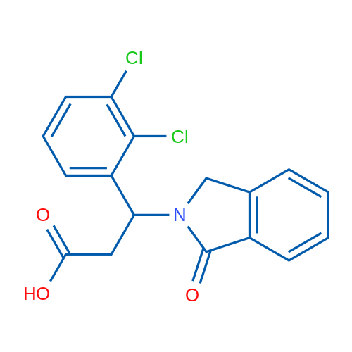 3-(2,3-Dichlorophenyl)-3-(1-oxoisoindolin-2-yl)propanoic acid 5g