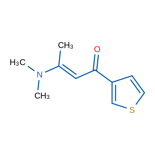 3-(Dimethylamino)-1-(thiophen-3-yl)but-2-en-1-one 1g