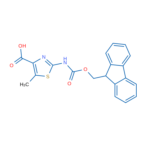 Fmoc-2-amino-5-methylthiazole-4-carboxylic acid 1g