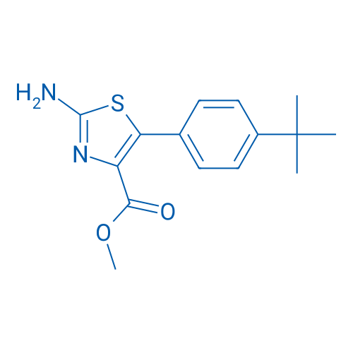 Methyl 2-amino-5-(4-(tert-butyl)phenyl)thiazole-4-carboxylate 1g