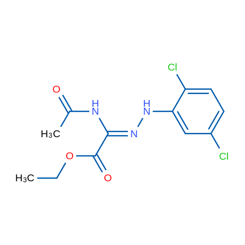 Ethyl 2-acetamido-2-(2-(2,5-dichlorophenyl)hydrazono)acetate 5g