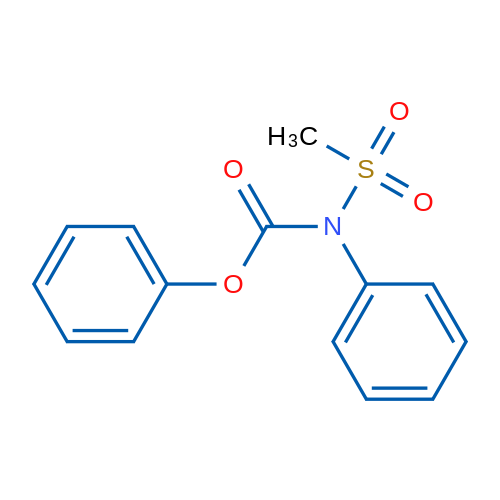 Phenyl methylsulfonyl(phenyl)carbamate 1g