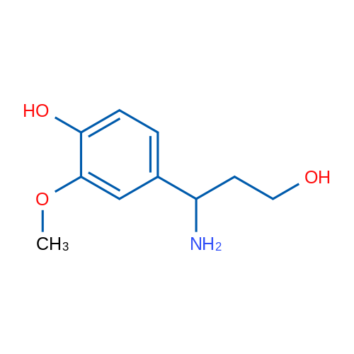 4-(1-Amino-3-hydroxypropyl)-2-methoxyphenol 1g