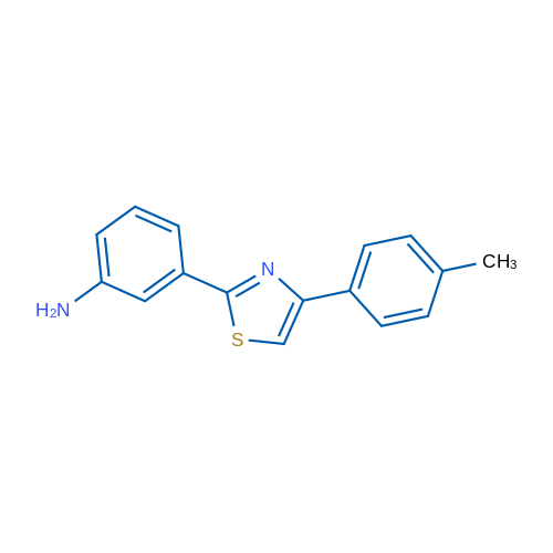 3-(4-(p-Tolyl)thiazol-2-yl)aniline 1g