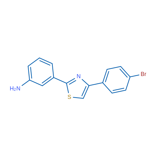 3-(4-(4-Bromophenyl)thiazol-2-yl)aniline 1g