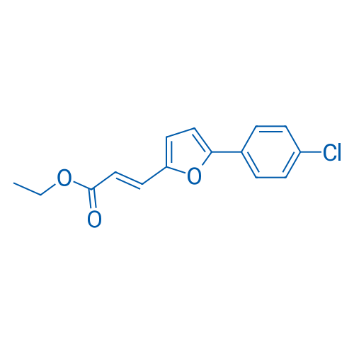 Ethyl 3-(5-(4-chlorophenyl)furan-2-yl)acrylate 1g