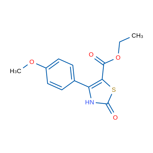 Ethyl 4-(4-methoxyphenyl)-2-oxo-2,3-dihydrothiazole-5-carboxylate 1g