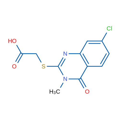 2-((7-Chloro-3-methyl-4-oxo-3,4-dihydroquinazolin-2-yl)thio)acetic acid 1g