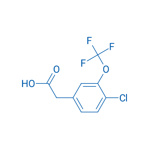 4-Chloro-3-(trifluoromethoxy)phenylacetic acid 250mg