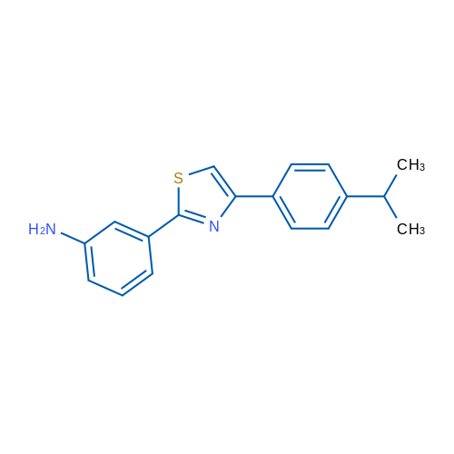 3-(4-(4-Isopropylphenyl)thiazol-2-yl)aniline 1g
