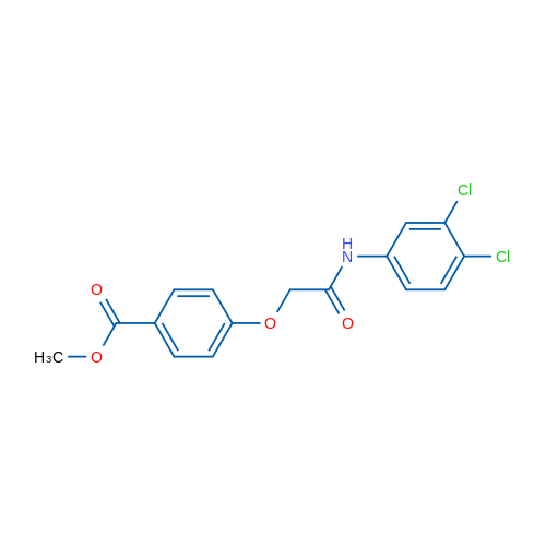 Methyl 4-(2-((3,4-dichlorophenyl)amino)-2-oxoethoxy)benzoate 1g