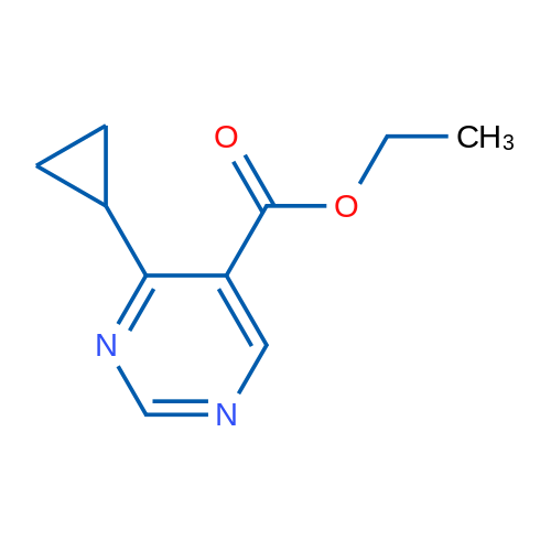 Ethyl-4-cyclopropyl pyrimidine-5-carboxylate 1g