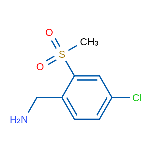 (4-Chloro-2-(methylsulfonyl)phenyl)methanamine 1g