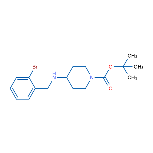 tert-Butyl 4-((2-bromobenzyl)amino)piperidine-1-carboxylate 1g