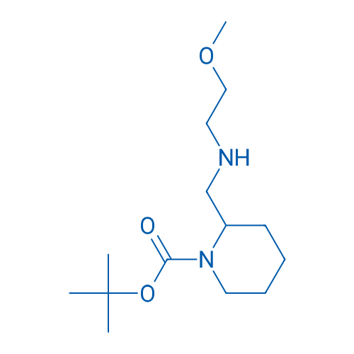 tert-Butyl 2-(((2-methoxyethyl)amino)methyl)piperidine-1-carboxylate 5g