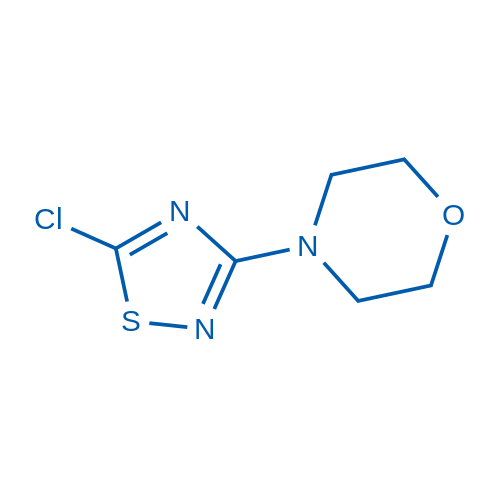 4-(5-Chloro-1,2,4-thiadiazol-3-yl)morpholine 250mg